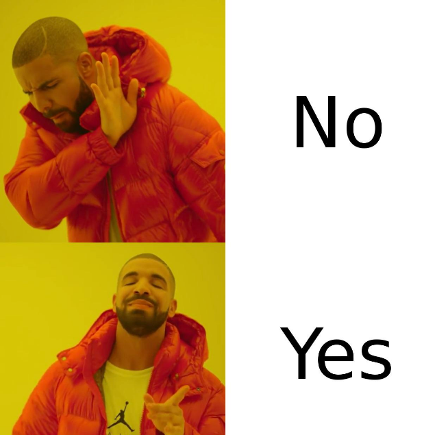 Yes No Meme Template