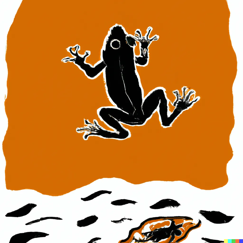 DALL-E 2 prompt experiment 12, sample 1: The Utagawa School prompt.